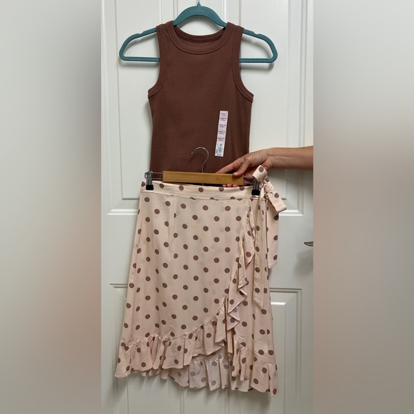 NWOT Cupshe wrap skirt with NWT SO racerback tank size small - Picture 1 of 16